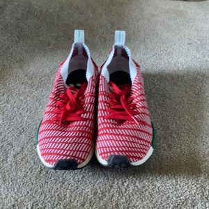 adidas boost red/green mens 13